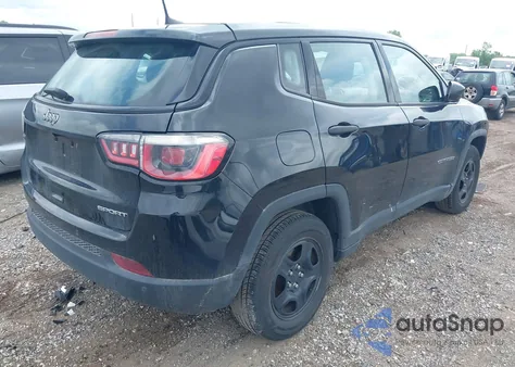 2018 Jeep Compass Sport Fwd from USA, damaged, VIN 3C4NJCAB2JT187010